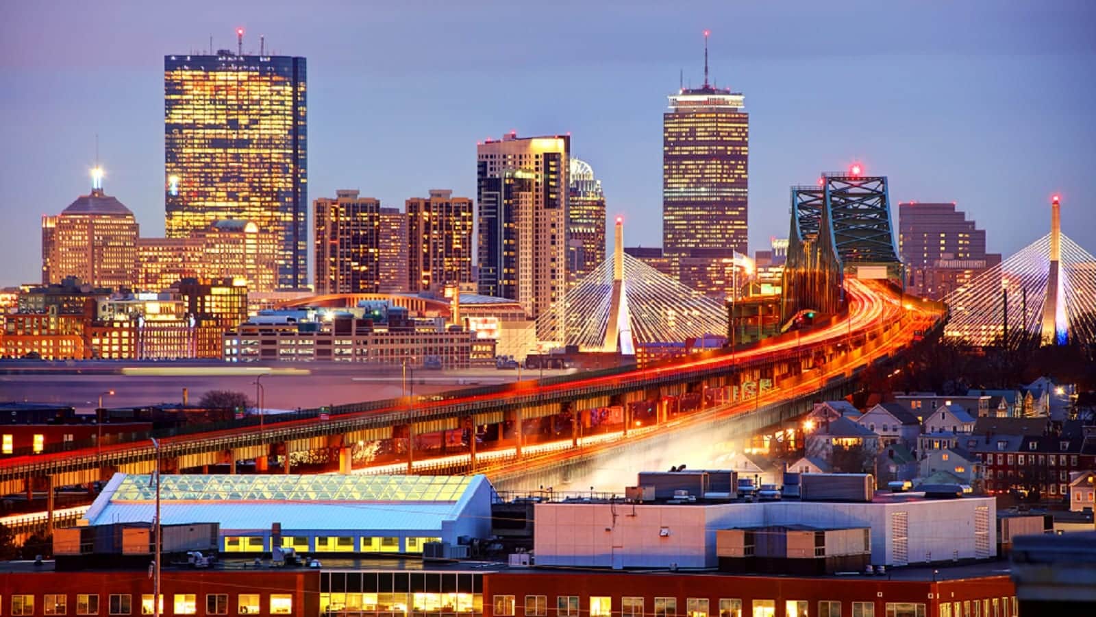 Boston, Massachusetts Skyline