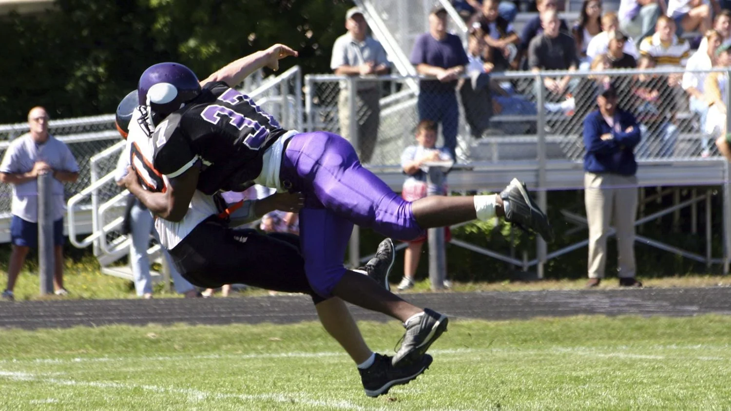 High School Football Game Stock Photo
