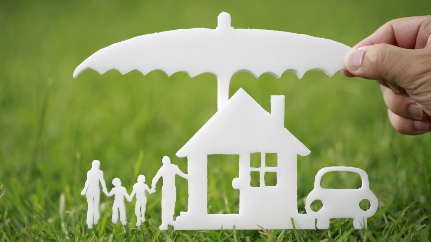Family Protection Stock Photo