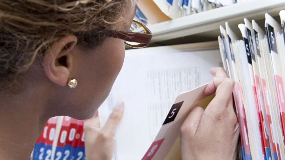 Medical Records Stock Photo