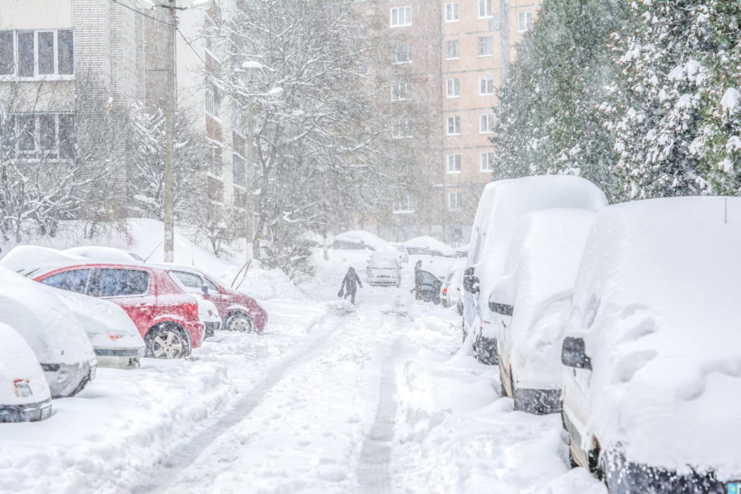 winter weather impacting traffic in Boston, MA