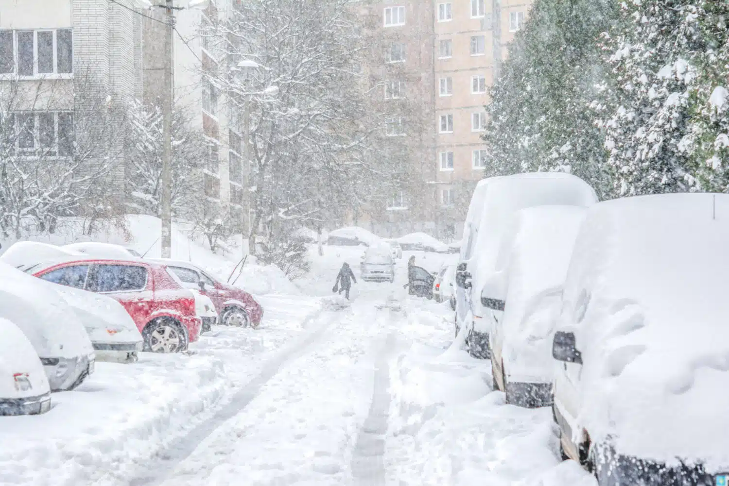 winter weather impacting traffic in Boston, MA
