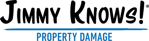 Jimmy Knows Property Damage Logo