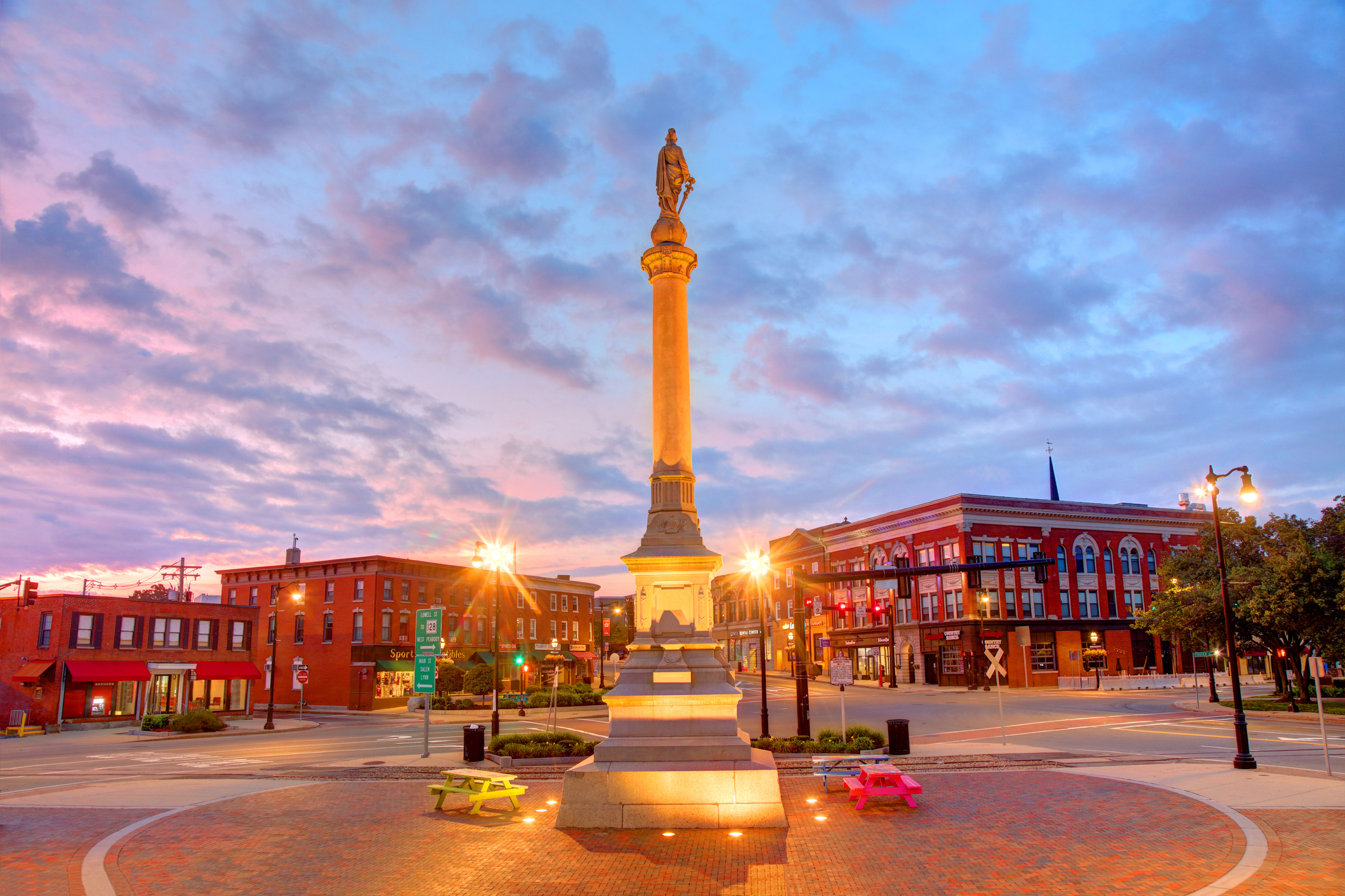 Personal injury law office in downtown Peabody, Massachusetts.