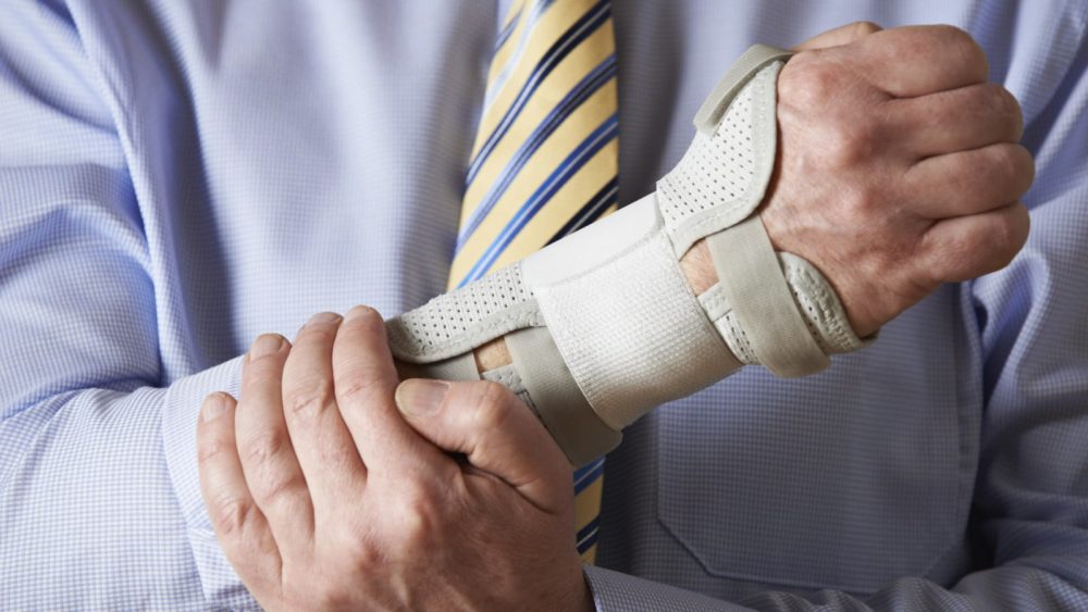 Carpal Tunnel Injury Stock Photo